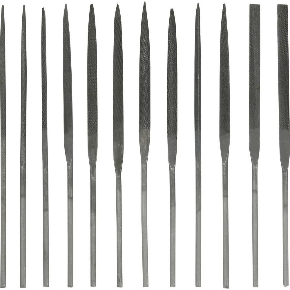 12KOM. IGLE FILE SET TOOLCRAFT TO-6897174 Duljina reza 65 mm slika