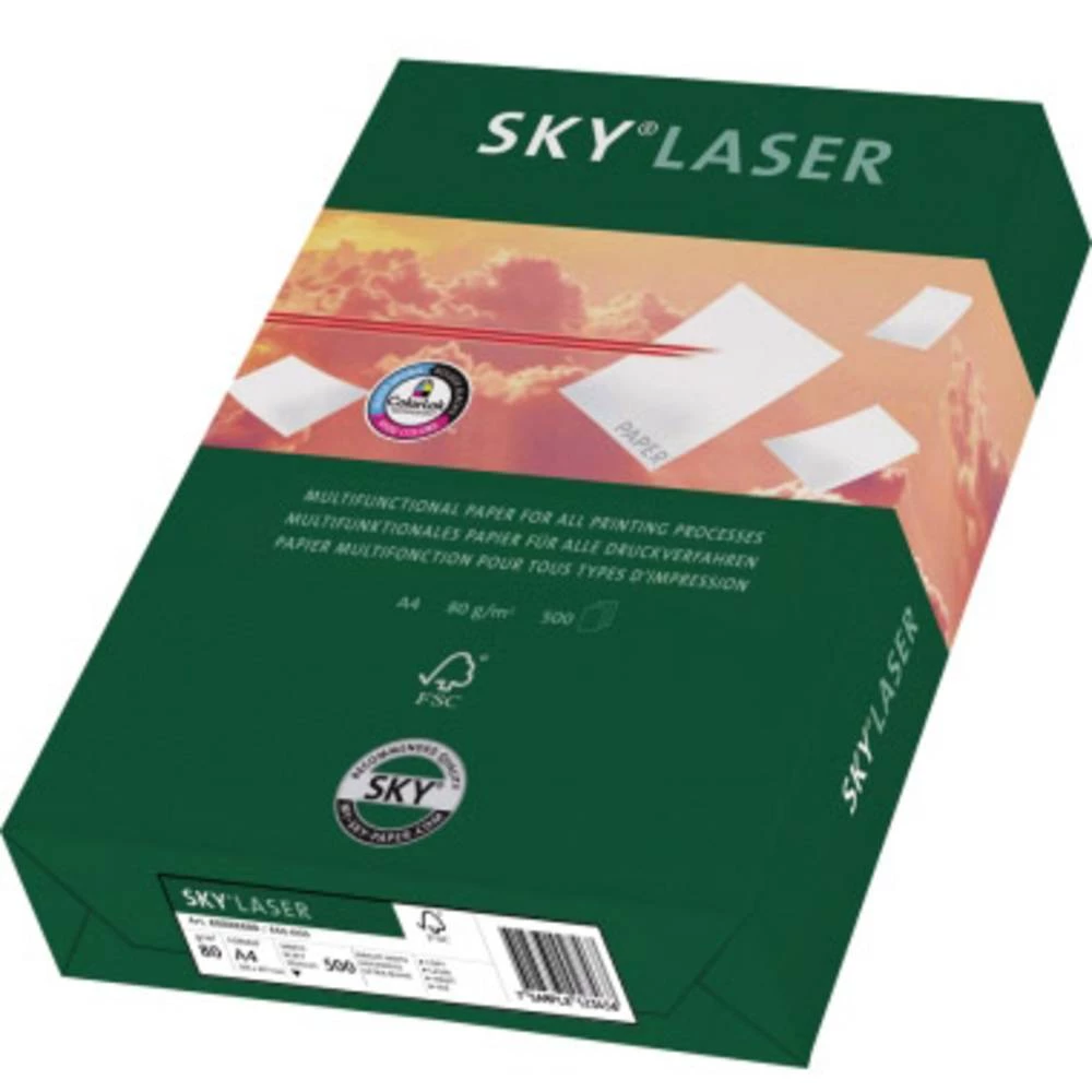 Papir za laserski printer SKY&reg; LASER A4 88054780 DIN A4 80 gm&sup2; 500 Stranica Bijela slika