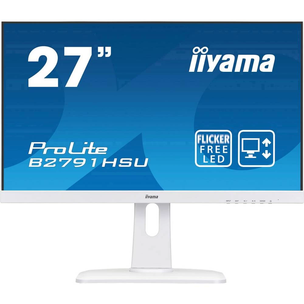 LED zaslon 68.6 cm (27 ") Iiyama ProLite B2791HSU ATT.CALC.EEK A (A+++ - D) 1920 x 1080 piksel Full HD 1 ms DisplayPort, HDMI slika