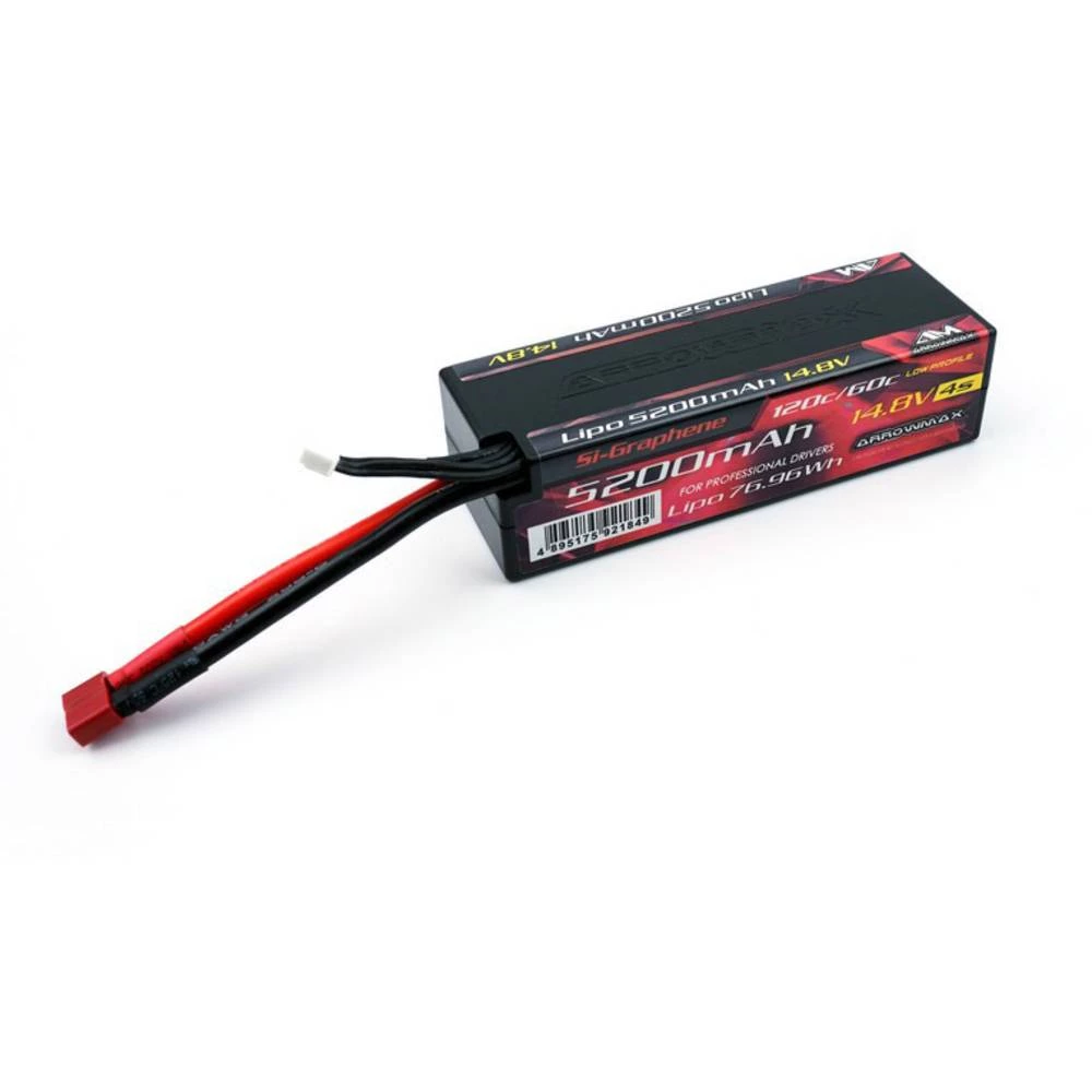 LiPo akumulatorski paket za modele 14.8 V 5200 mAh Broj ćelija: 4 55 C ArrowMax Tvrdo kućište Sustav T-konektora slika