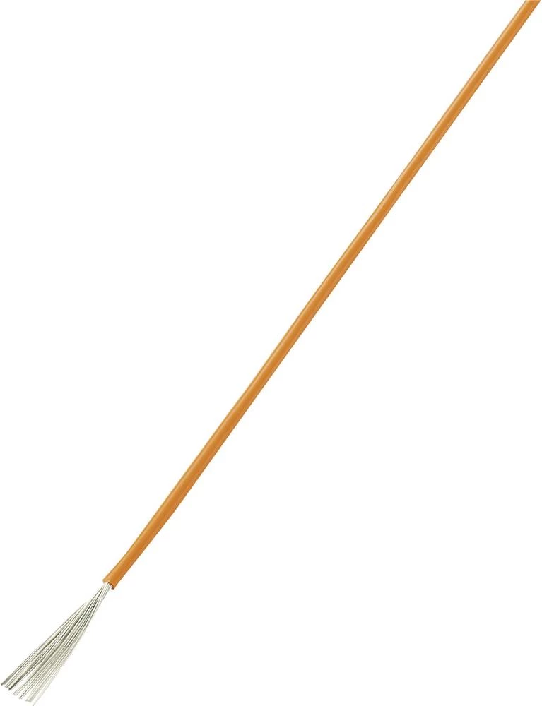 Pletenica LiY 1 x 0.50 mm&sup2; Narančasta TRU COMPONENTS TC-7572812 10 m slika
