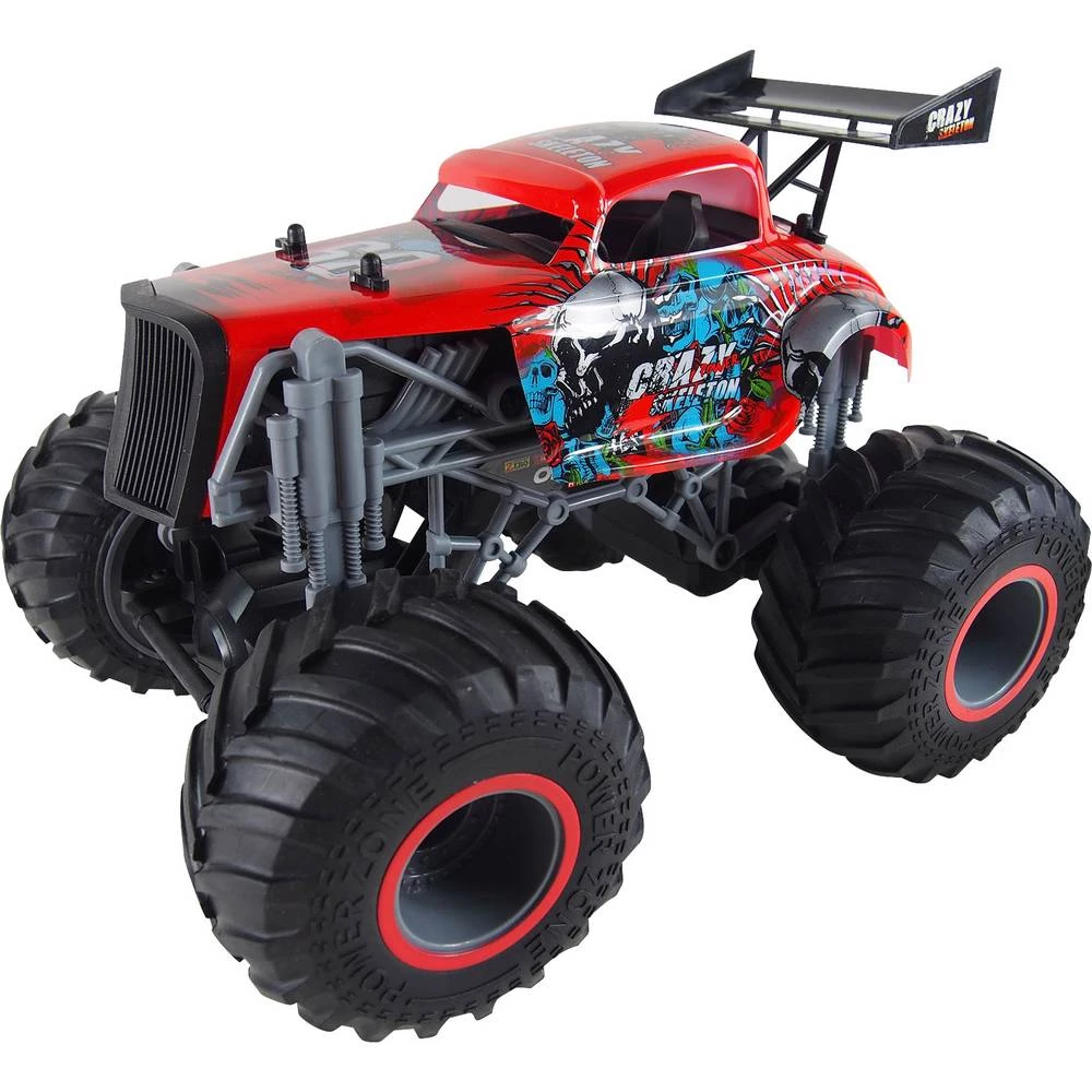 Amewi Crazy Hot Rod 1:16 rc model automobila za početnike električni monstertruck 100% rtr 2,4 GHz uklj. baterija, punjač i odaš slika
