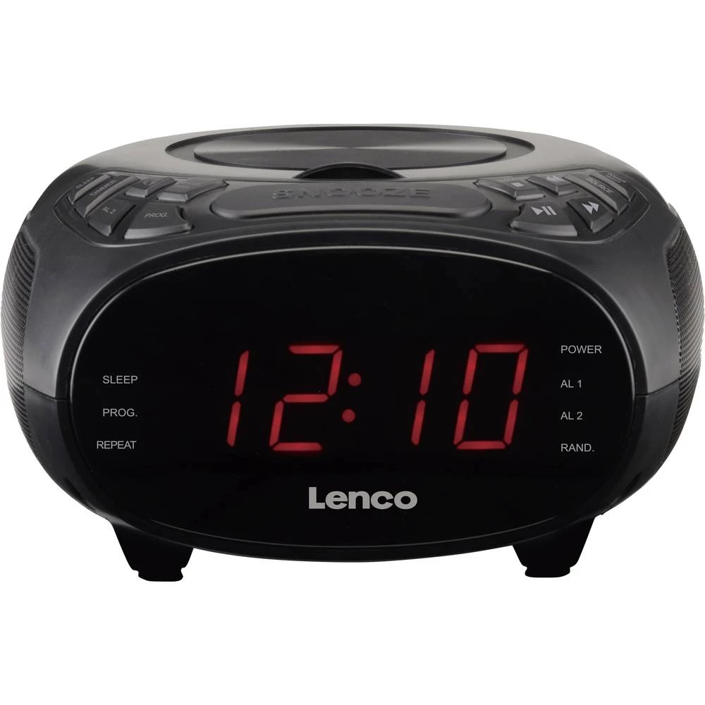 UKW CD radio Lenco CR-740 AUX, CD Crna slika