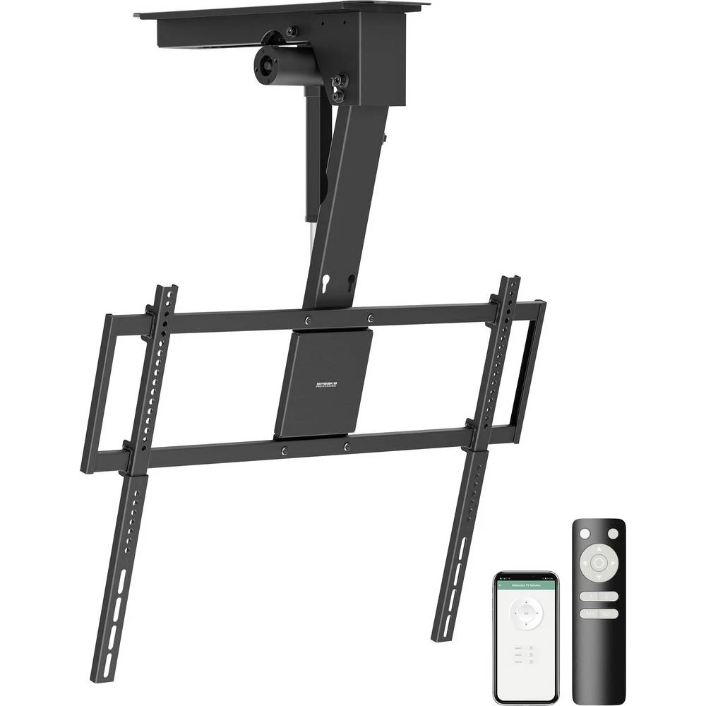 SpeaKa Professional stropni nosač za TV mogučnost savijana, podesiv po visini 109,2 cm (43") - 218,4 cm (86”) SP-TVCM-56 slika