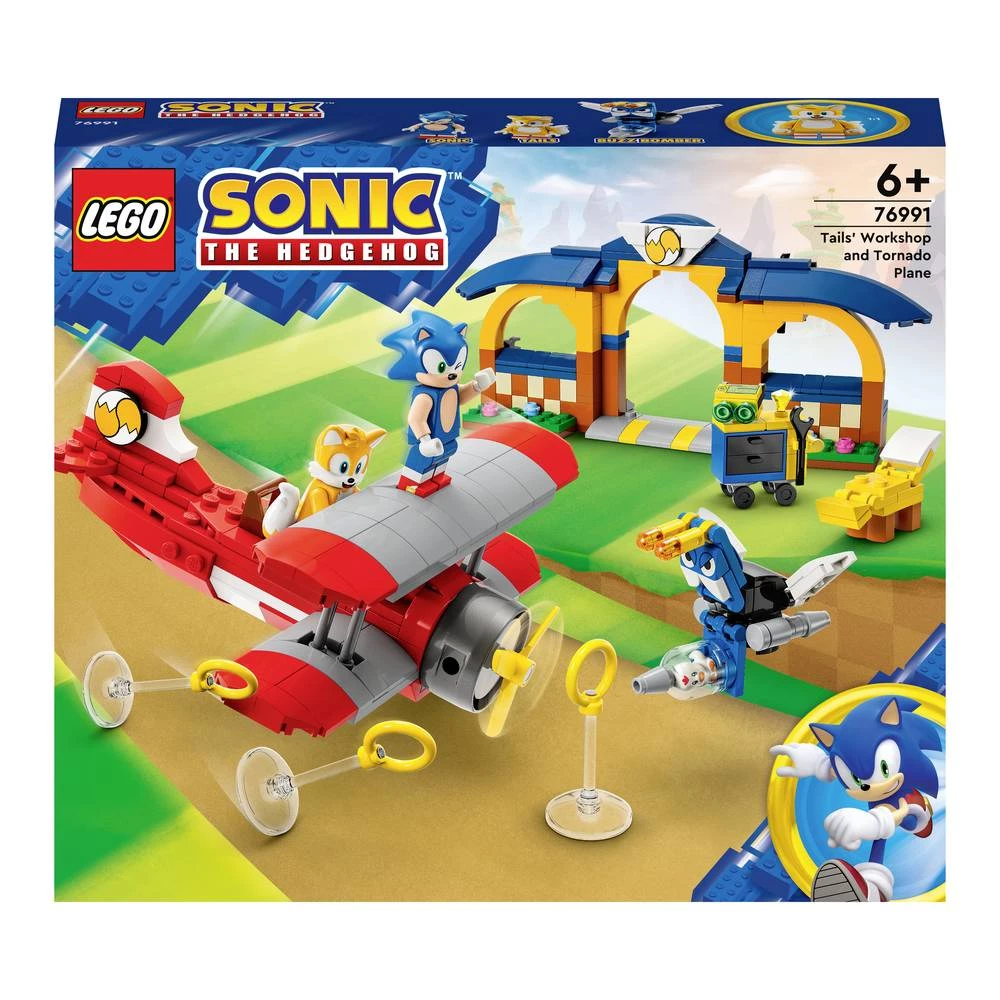 LEGO® Sonic the Hedgehog 76991 Tailsov tornado letak s radionicom 76991 LEGO® Sonic the Hedgehog Tailsov tornado letak s radionicom slika