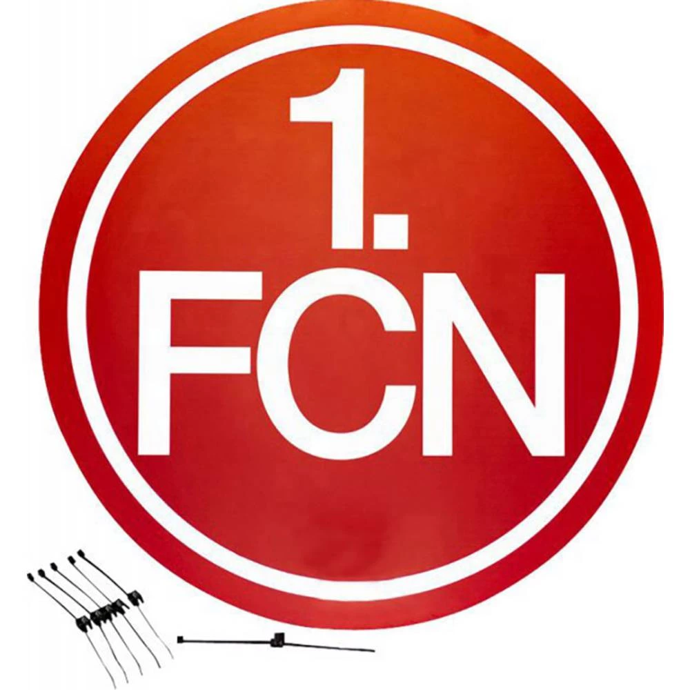 Poklopac SAT antene 68 cm Sky Vision 1. FC Nürnberg Crvena/bijela slika