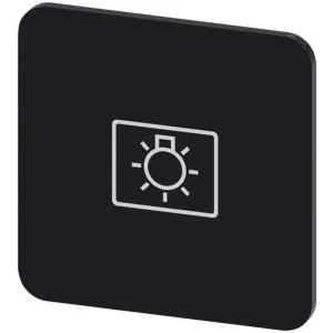 Siemens 3SU1900-0AF16-0RX0 ploča za natpise kvadratan (Š x V) 22 mm x 22 mm simbol svjetiljke crna, bijela 10 St. slika