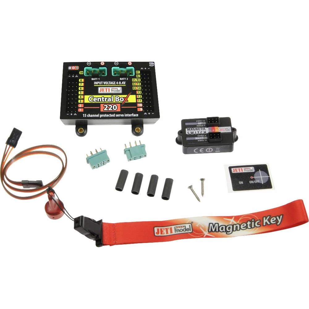 Jeti Central Box 220 baterijska skretnica 4 - 8.4 V slika