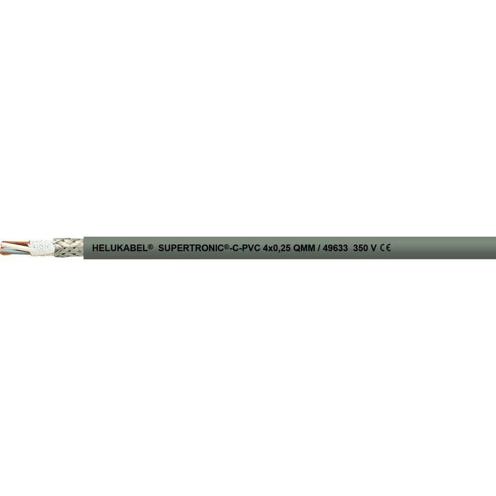 Helukabel 49620-1000 vod za vučni lanac S-TRONIC®-C-PVC 2 x 0.14 mm² siva 1000 m slika
