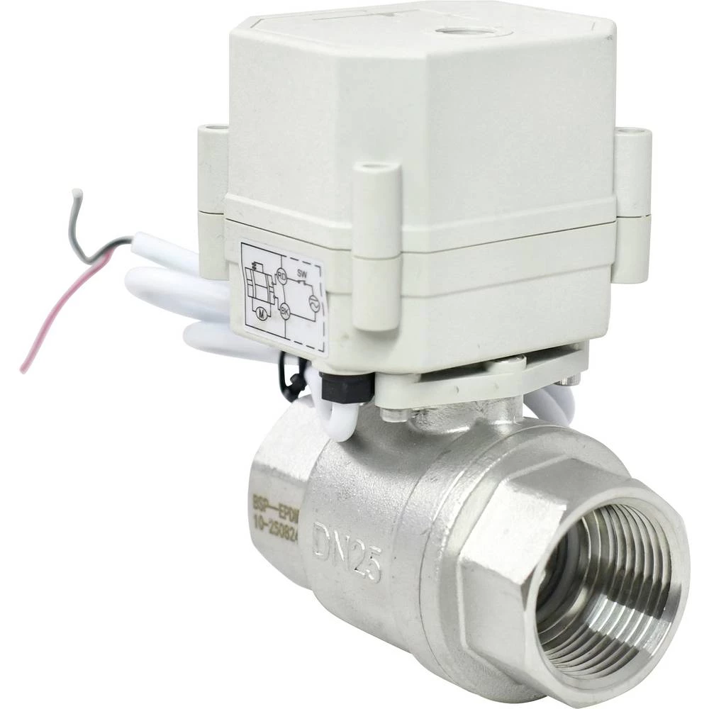 TRU COMPONENTS TC-A20-T25-S2-C/9-24VDC kuglični ventil sigurnosni 0 do 10 bar slika
