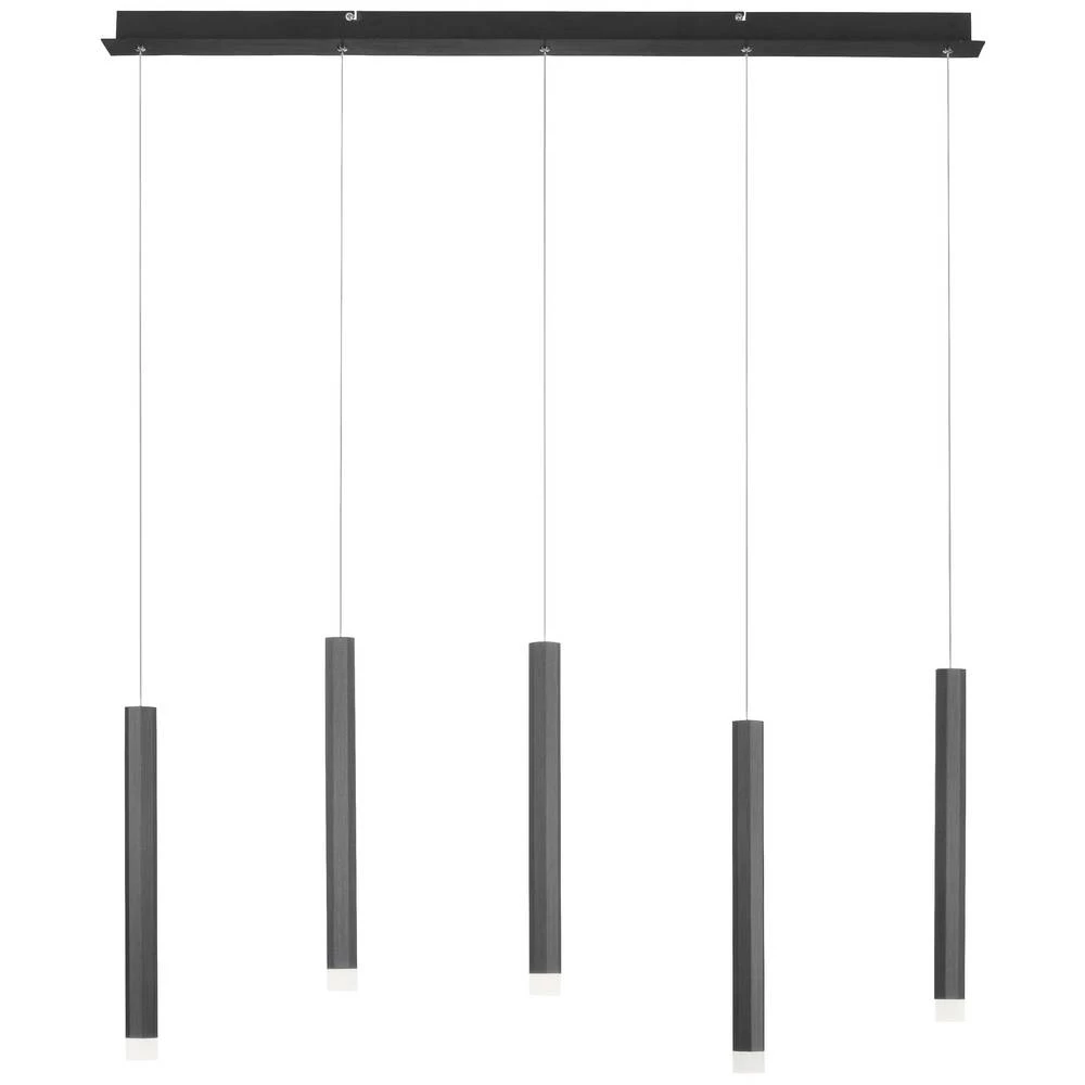 LeuchtenDirekt  15205-18 LED viseća svjetiljka LED   4.80 W crna slika