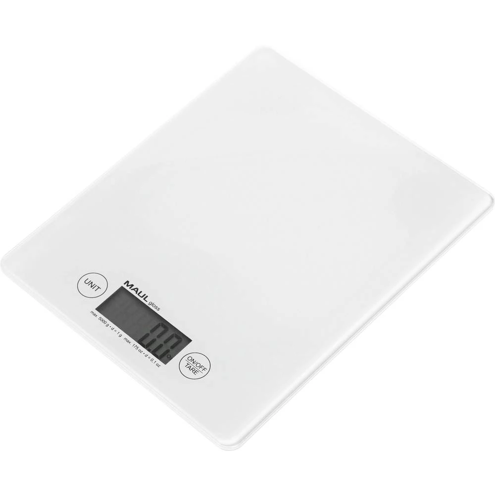 Vaga za pisma Maul Opseg mjerenja (kg) 5000 g Mogućnost očitanja 1 g baterijski pogon Bijela slika