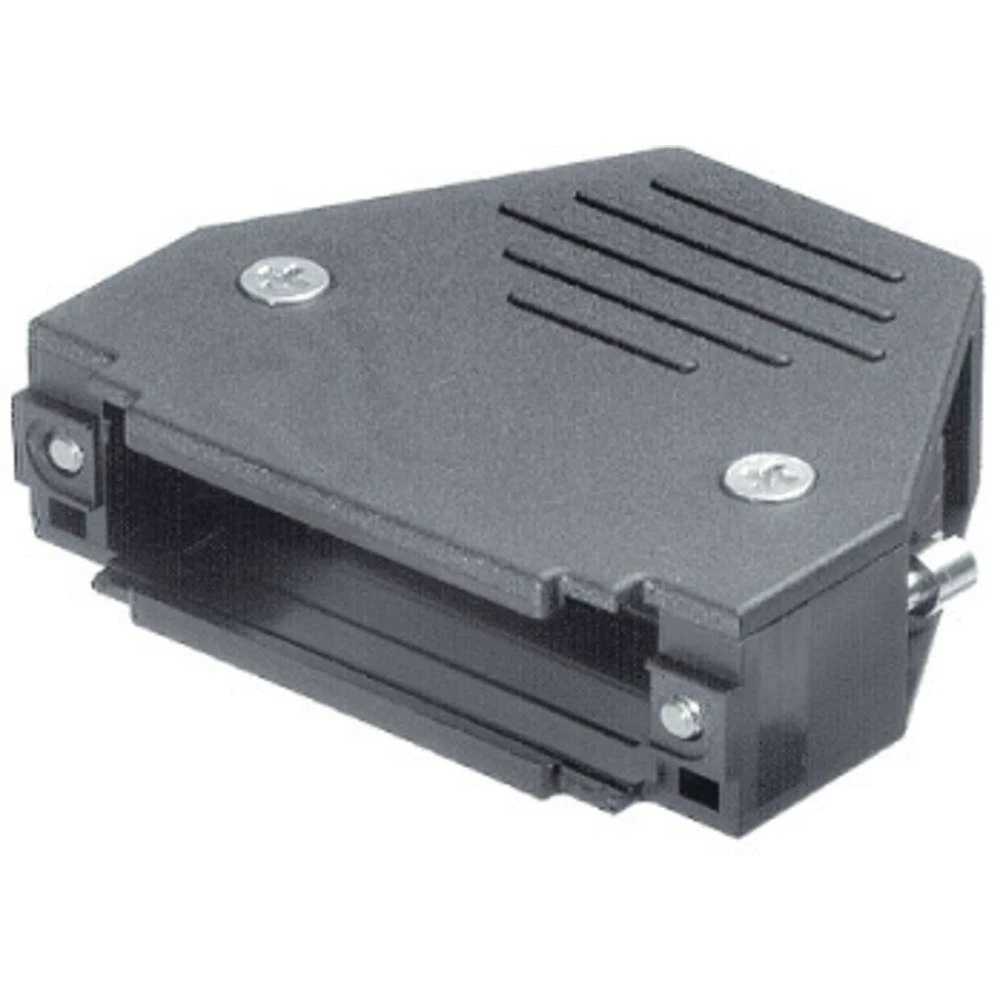 D-SUB kućište Broj polova: 15 Plastika 180 °, 45 ° Crna DELTRON SWISS 1 ST slika