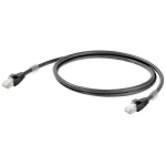 Weidmüller RJ45 1251610070 mrežni kabeli, patch kabeli cat 6a S/FTP 7.00 m crna vatrostalan