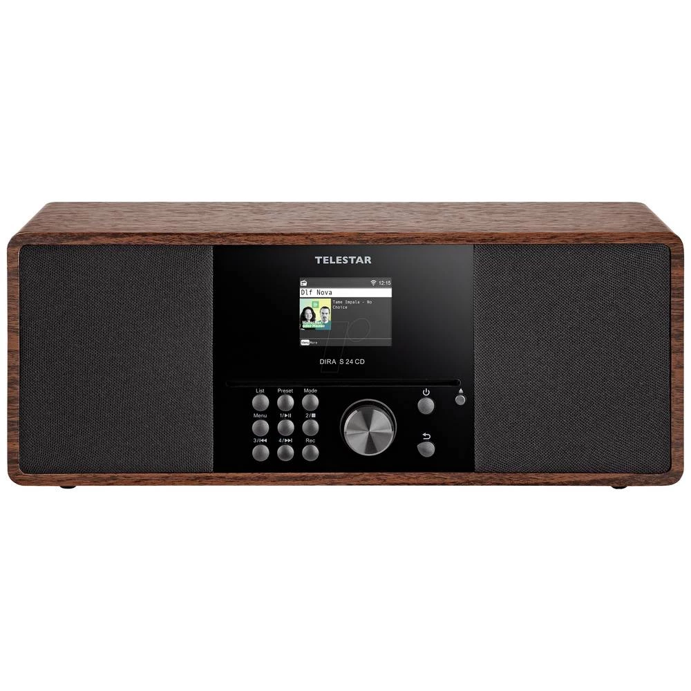 Telestar DIRA S 24 CD CD radio DAB+ (1012), UKW (1014) DAB+, UKW, CD, USB drvo slika