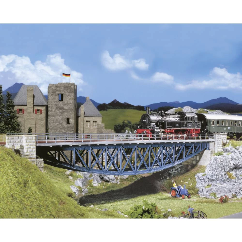 H0 Most s eliptičnim nosačem Faller 120496 slika