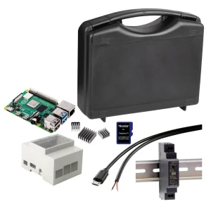 Joy-it Din-Rail Set Raspberry Pi® 4 B 2 GB 4 x 1.5 GHz uklj. DIN kućište, uklj. napajanje DIN tračnice, uklj. USB kabel, slika