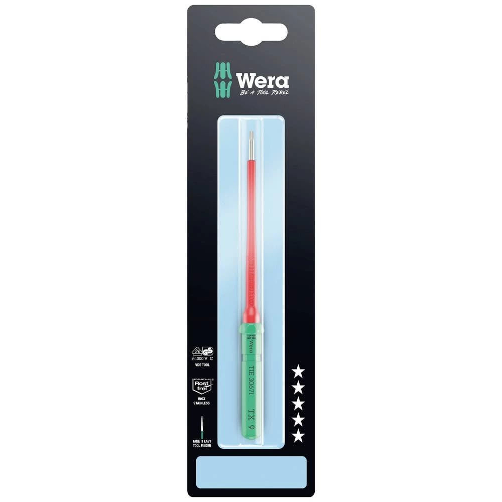 Wera Kraftform Kompakt VDE 3067 i TX 9 x 157mm TIE SB električari TORX izmjenjiva oštrica slika