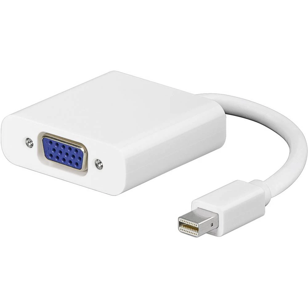 Goobay DisplayPort / VGA Adapter [1x Muški konektor Mini DisplayPort - 1x Ženski konektor VGA] Bijela slika