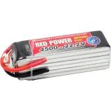 LiPo akumulatorski paket za modele 22.2 V 4500 mAh Broj ćelija: 6 25 C Red Power Softcase Otvoreni kraj kabela