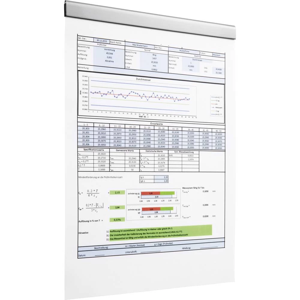 Durable Magnetna traka DURAFIX RAIL (Š x V) 210 mm x 17 mm samoljepljivo Srebrna 1 Pakiranje 470623 slika