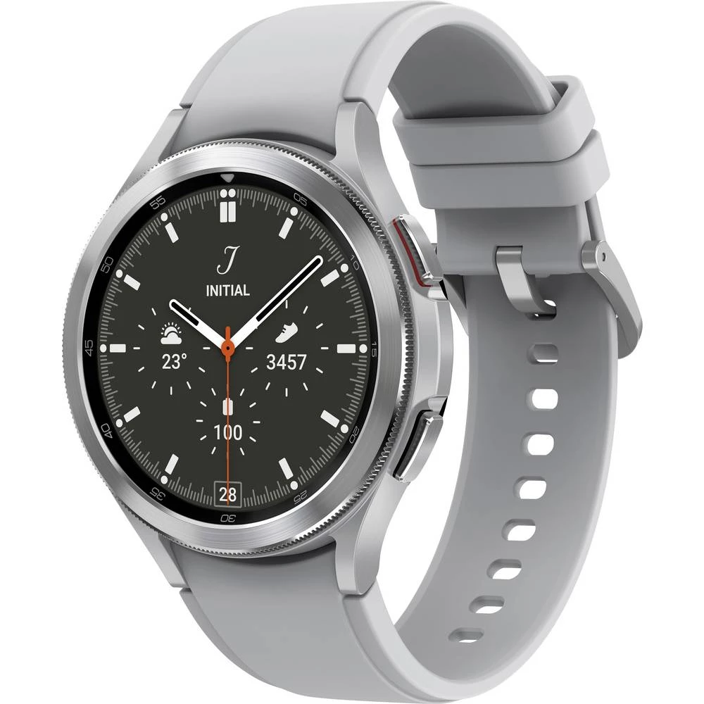 Samsung Galaxy Watch4 Classic LTE pametan sat 46 mm uni srebrn A/Bijela slika