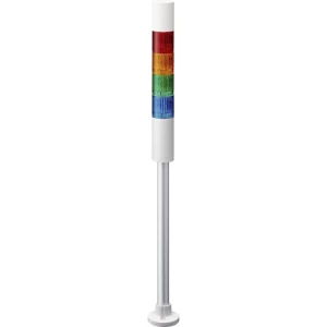 Signalni toranj LED Patlite LR4-402PJBW-RYGB 4-bojno, Crvena, Žuta, Zelena, Plava boja 4-bojno, Crvena, Žuta, Zelena, Plava boja slika