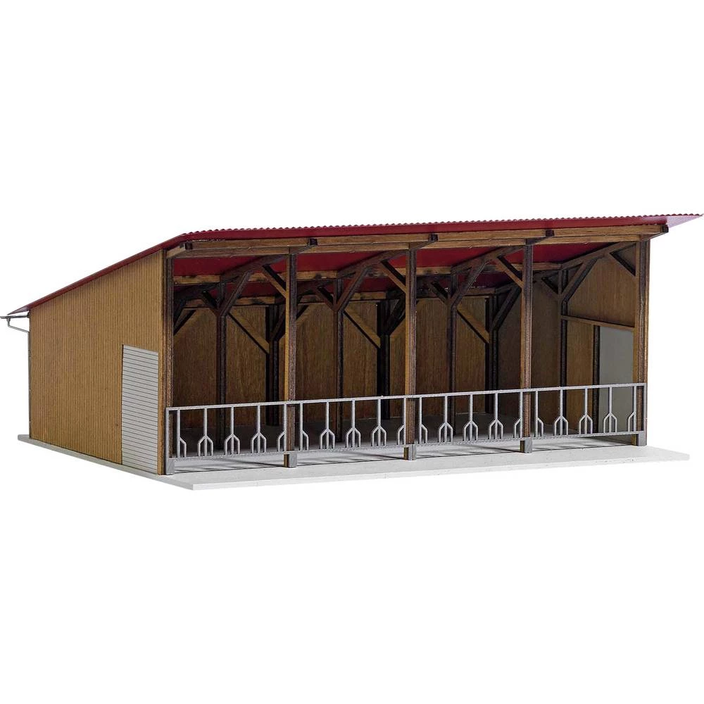 Busch 1902 h0 Moderna otvorena štala slika