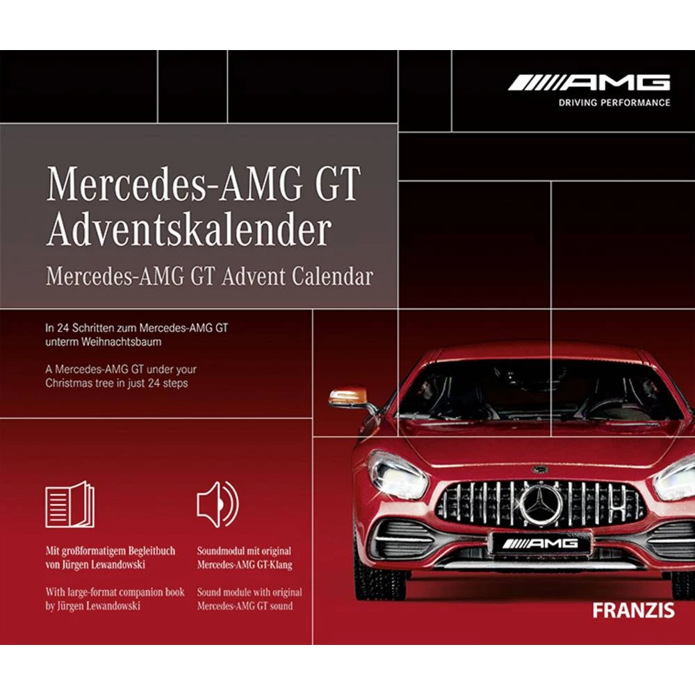 Franzis Verlag Mercedes-AMG GT adventski kalendar kompleti iznad 14 godina slika