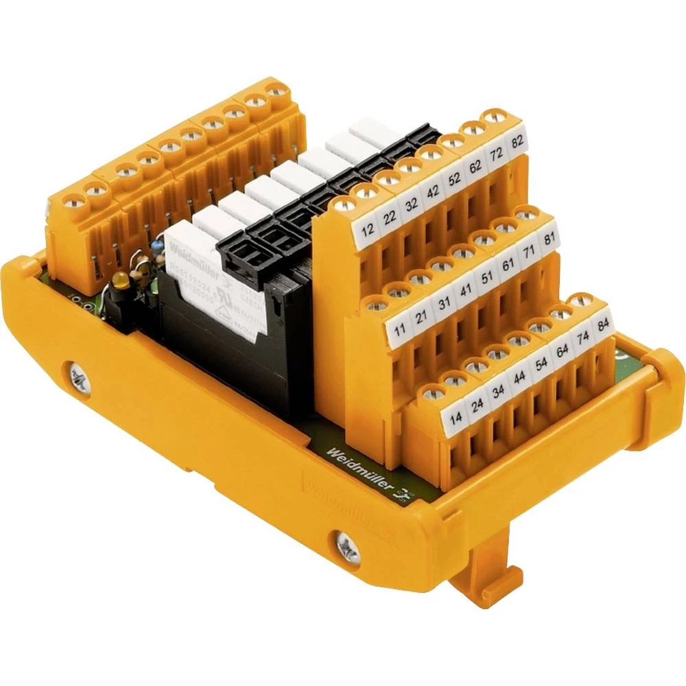 Weidmüller relejna ploča s prikazom, led 1 St.  RSMS-8 24VUC AU 1CO S  24 V DC/AC slika