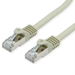 Value 21990855 RJ45 mrežni kabel, Patch kabel CAT 6a S/FTP 5.00 m siva 1 St.