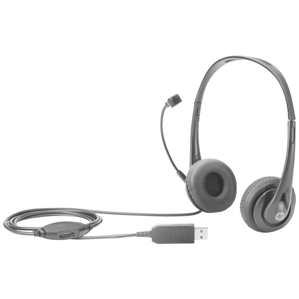 HP HP Stereo USB Headset računalo On Ear Headset žičani stereo slika