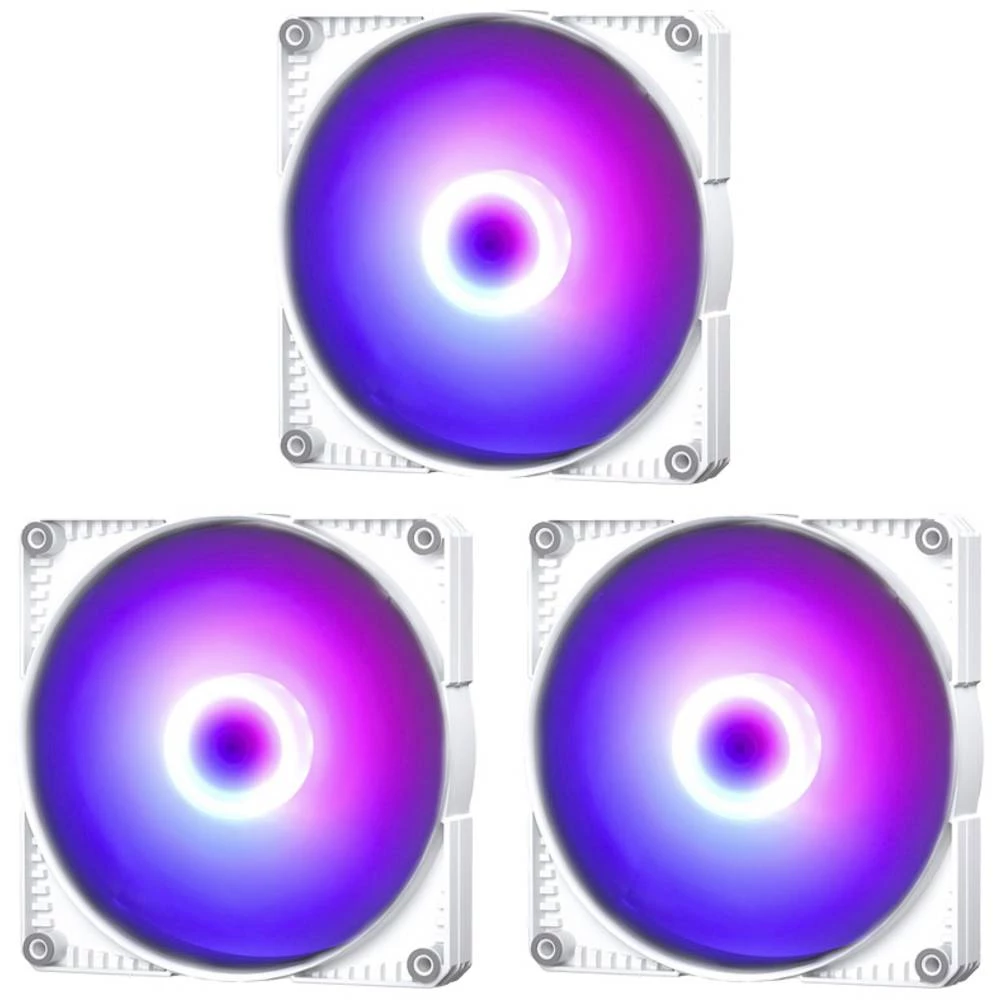 Phanteks PHANTEKS SK PWM D-RGB Lüfter, 3er Pack - 140mm, weiß ventilator za pc kućište bijela (Š x V x D) 140 x 140 x 25 mm slika