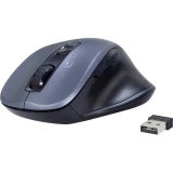 Renkforce Bluetooth®, bežično 3D miš optički ergonomski siva