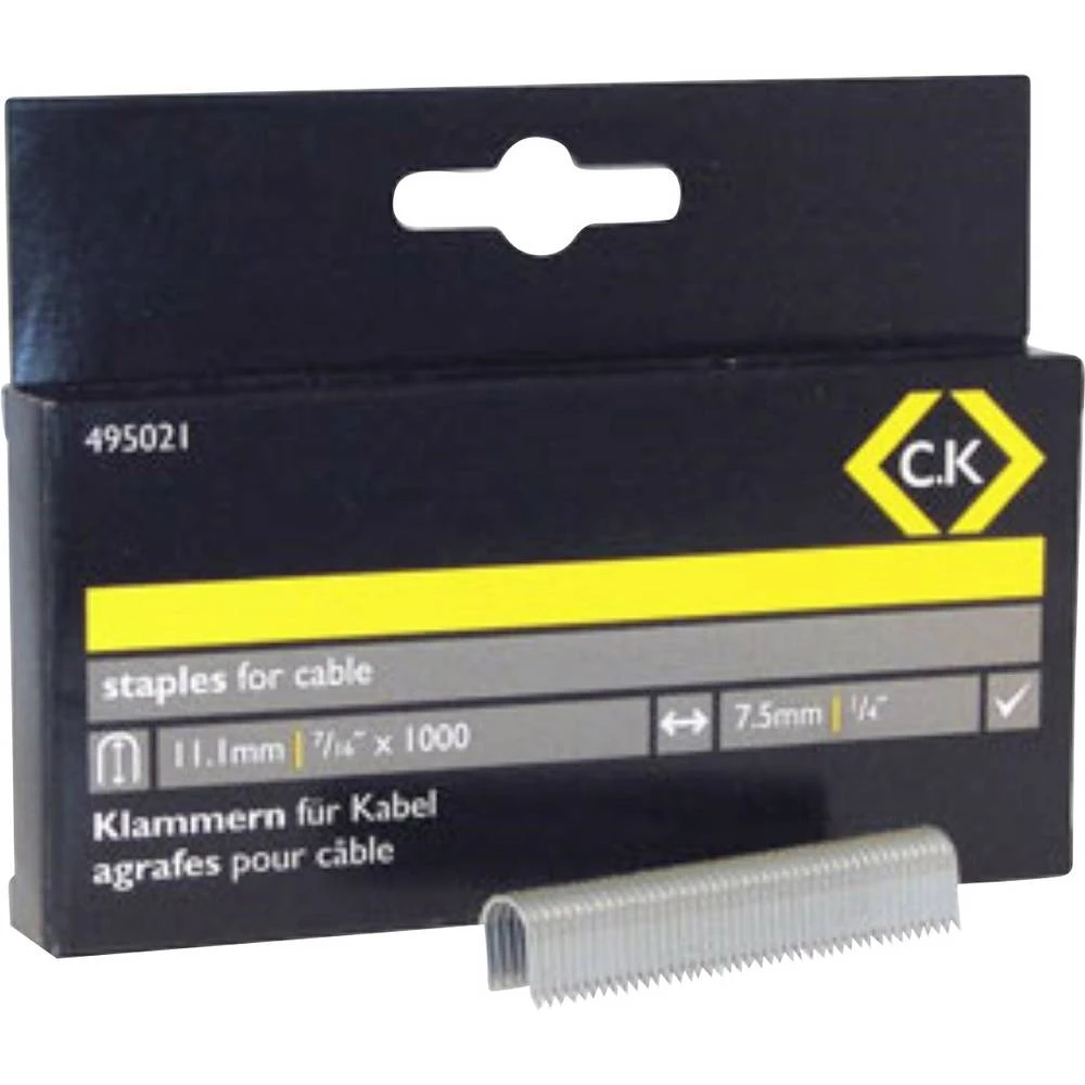 C.K 495021 spajalice 1 kom. Dimenzije (D x Š) 10 mm x 7.5 mm slika