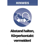 Cimco Cimco Werkzeuge 182830 prikaz upozorenja Držite se udaljenosti, izbjegavajte kontakt s tijelom! (Š x V) 297 mm x 4