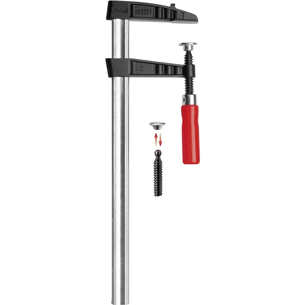 Bessey TGK250 Raspon (maks.):2500 mm Dimenzije proizvoda, dužina: 40 mm Dimenzije rastovora:120 mm slika