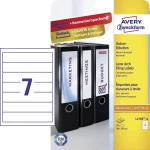 Avery-Zweckform L4760-10 38 x 192 mm Papir Bijela 70 ST Trajno Naljepnice za datoteke Tinta, Laser, Kopija