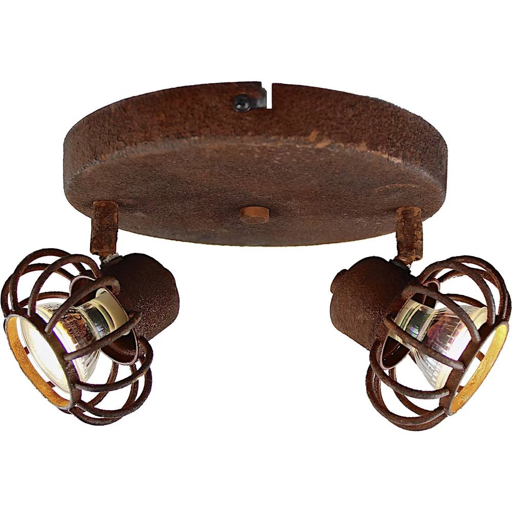 Stropni reflektor LED GU10 50 W Brilliant Fabi 74724/60 Crna, Hrđavo-smeđa slika