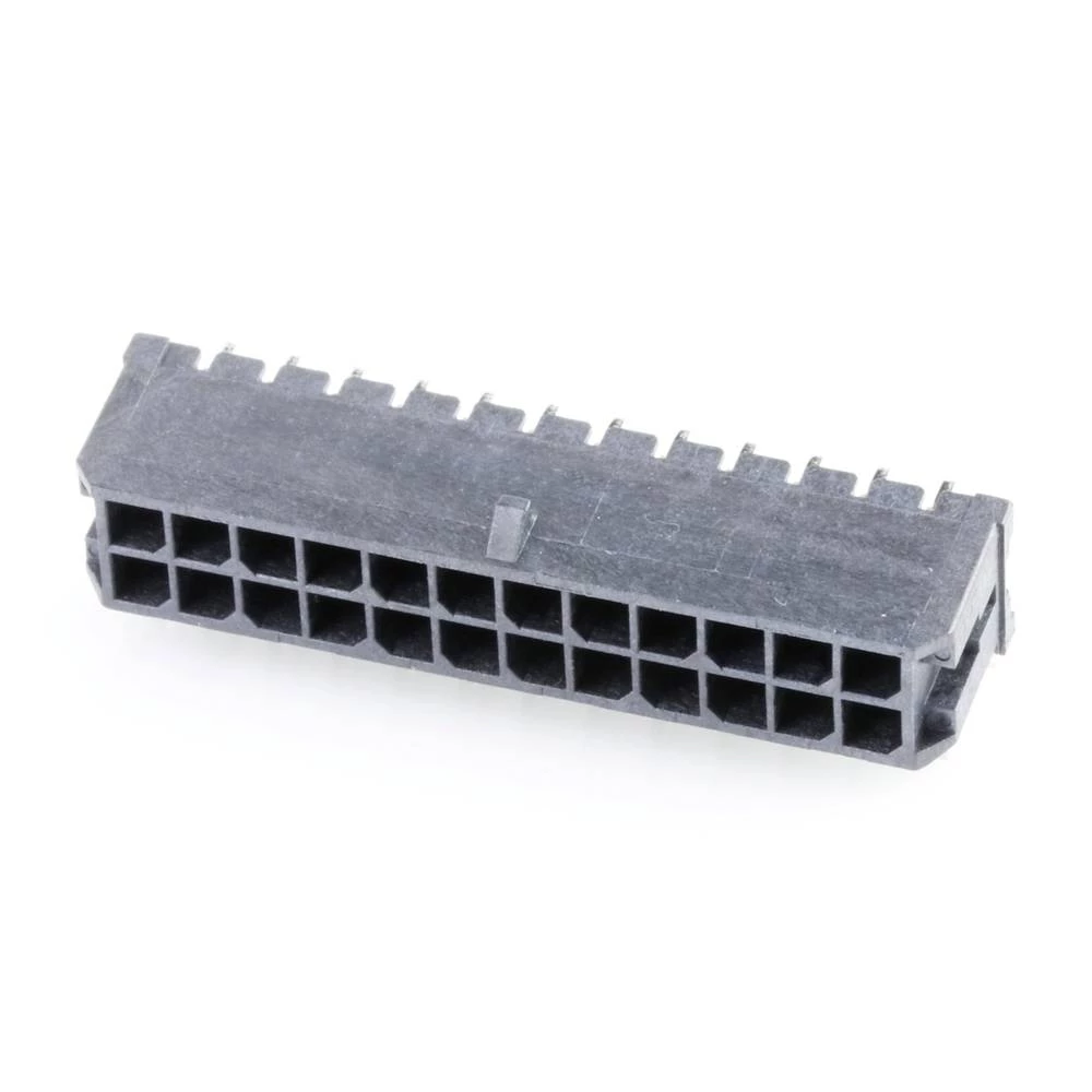 Molex ugradna standardna letva s muškim kontaktima Ukupan broj polova 24 Raster: 3.00 mm 430452422 1 St. Tray slika
