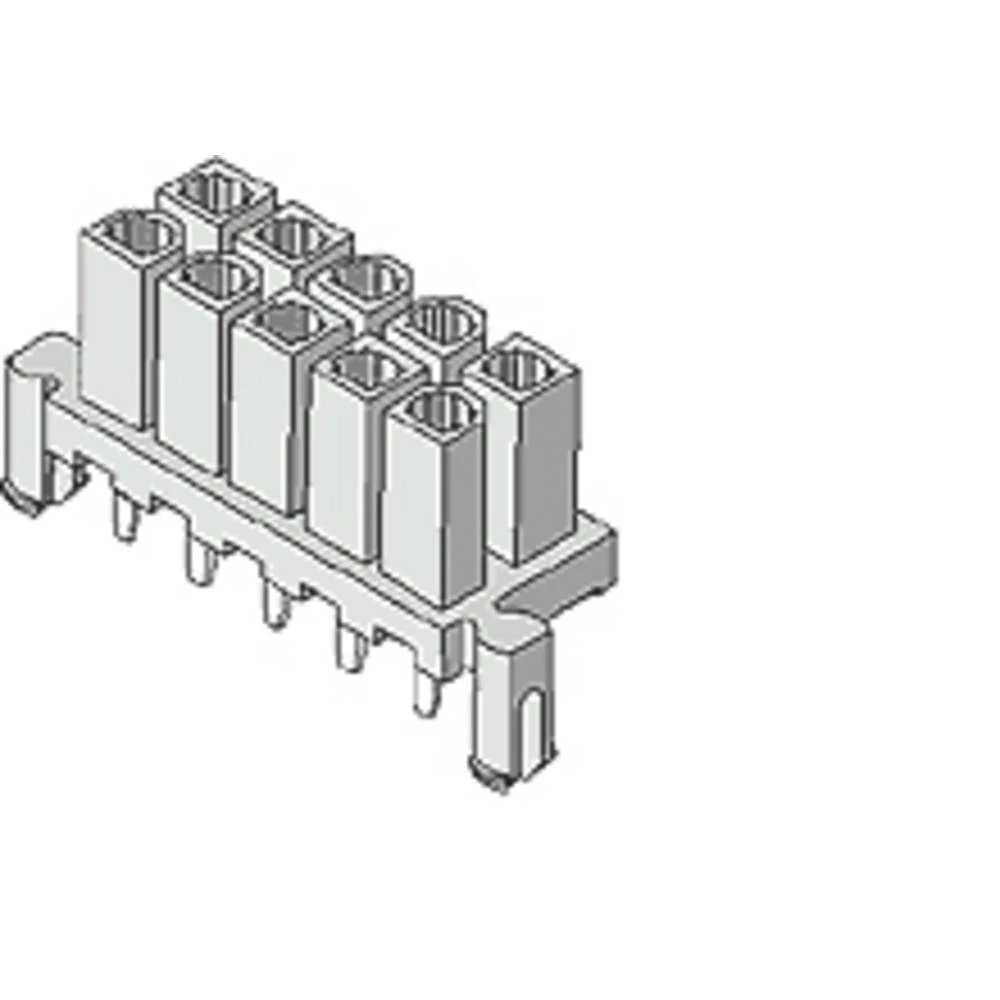 Molex ugradna standardna letva s muškim kontaktima 44475-1421 1 St. Tray slika