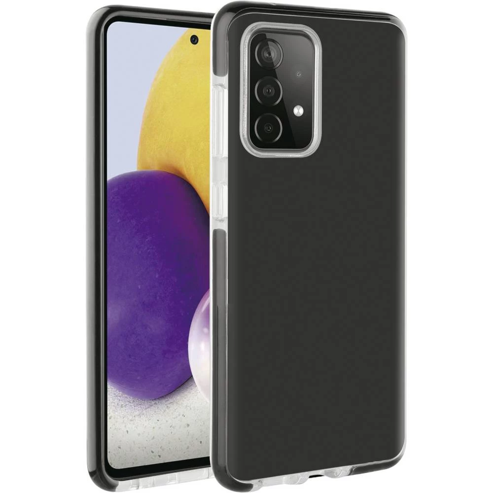 Vivanco Rock Solid stražnji poklopac za mobilni telefon Samsung Galaxy A73 5G prozirna, crna slika