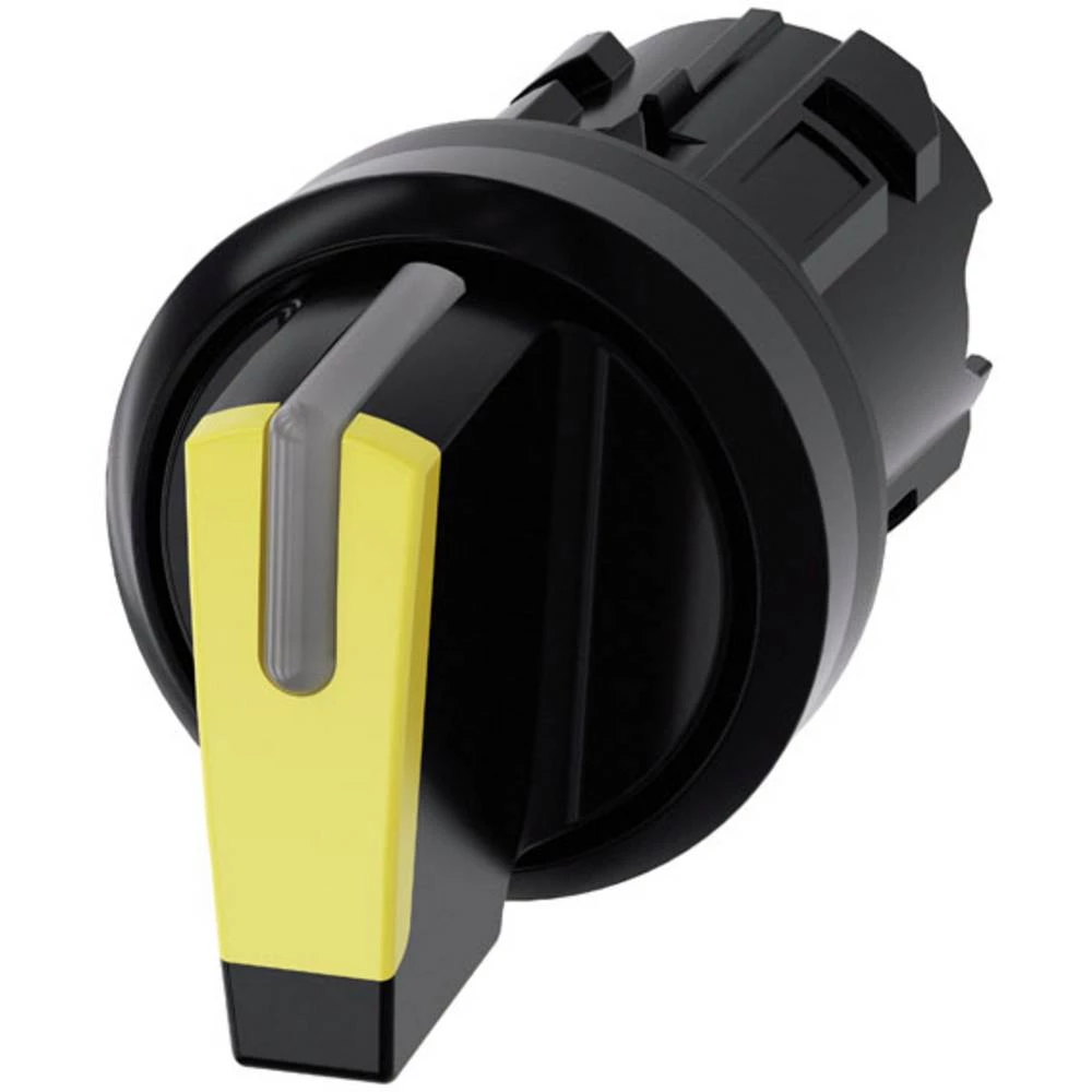 Siemens 3SU1002-2BP30-0AA0 preklopni prekidač prednji prsten od plastike, osvjetljen geg crna, žuta 2 x 45 °  1 St. slika