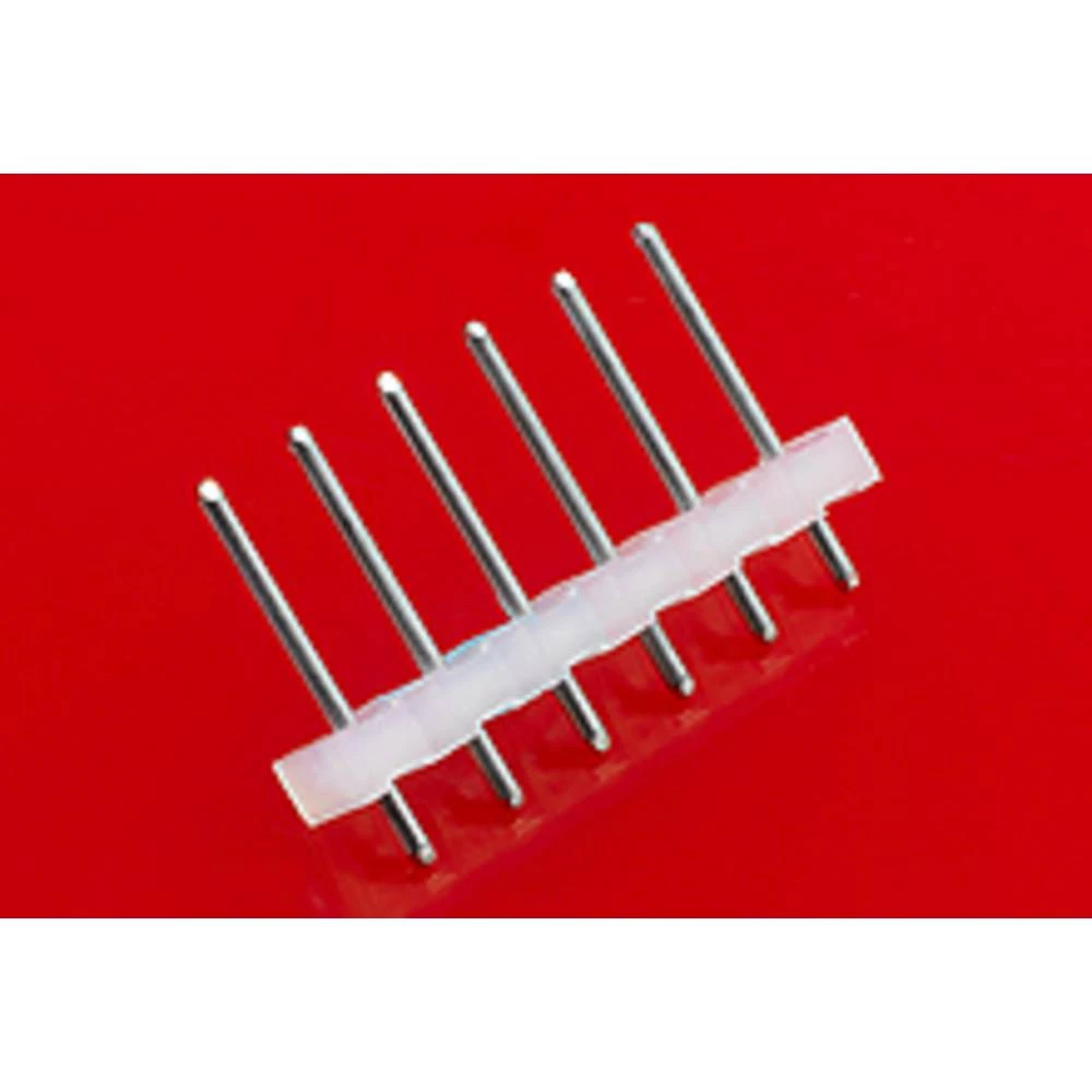 Molex ugradna standardna letva s muškim kontaktima  Ukupan broj polova 7 Raster: 5.08 mm 10081071 1 St. Bag Molex 10081071 KK Header, Vertical, Round Pin, 7 Circuits, Tin (Sn) Plating, Pin Le slika