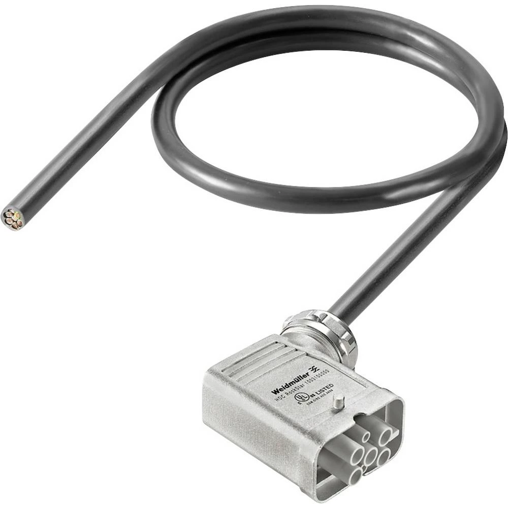 Weidmüller 2712400100 utični konektor za senzor/aktivator, konfekcionirani   1.00 m Broj polova: 6 1 St. slika