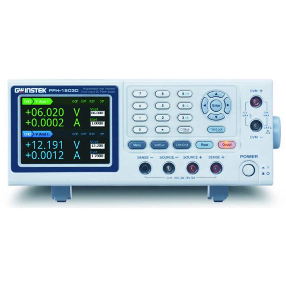 Laboratorijsko napajanje, podesivo GW Instek PPH-1510D(CE) 0 - 15 V 0 - 5 A 45 W, 36 W USB, GPIB, LAN slika