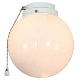 Svjetiljka za stropni ventilator CasaFan 1K WE KUGEL Opalno staklo (sjajno)