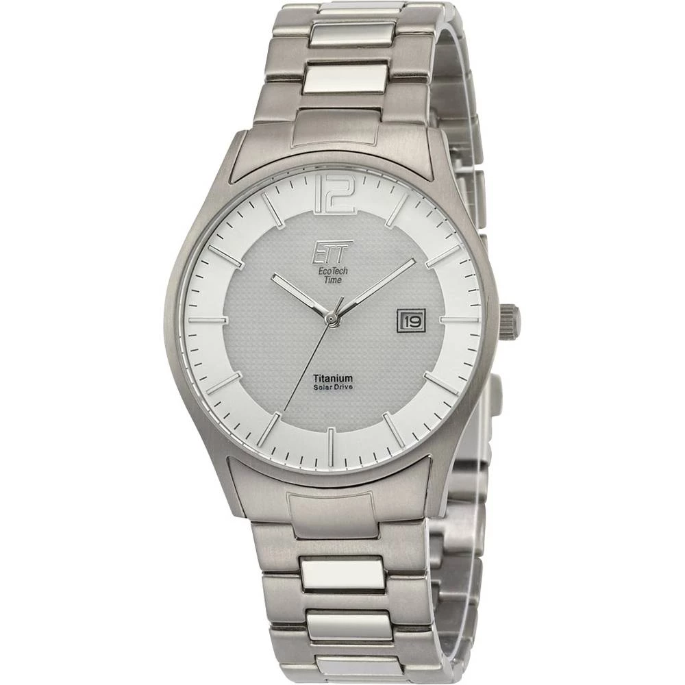 ETT Solarni Ručni sat EGT-12052-41M (&Oslash; x V) 40 mm x 11 mm Titan Materijal kućišta=Titan Materijal (narukvica)=Titan slika