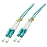 LINDY 46404 Glasfaser svjetlovodi priključni kabel [1x muški konektor LC - 1x muški konektor LC] 50/125 µ Multimode OM3 100.00 m