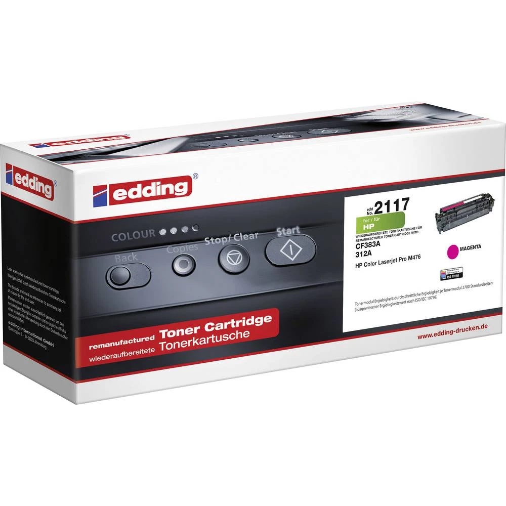Edding Toner Zamijena HP 312A, CF383A Kompatibilan Purpurno crven 2700 Stranica edding 2117 slika